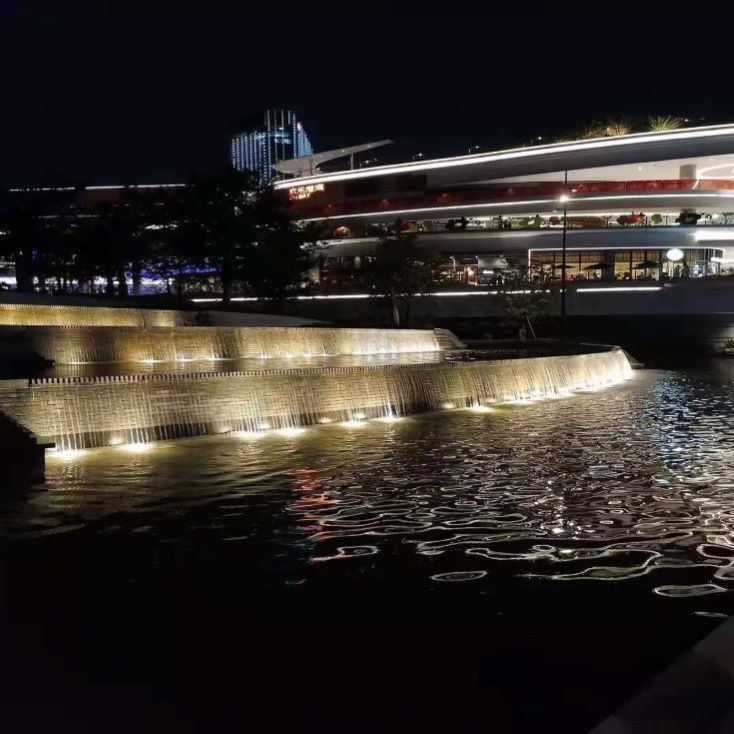 深圳海边某公园灯光喷泉控制系统项目